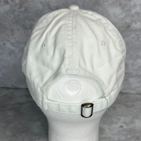 Classic white Perrin Lake Tahoe cap American flag‎ adjustable